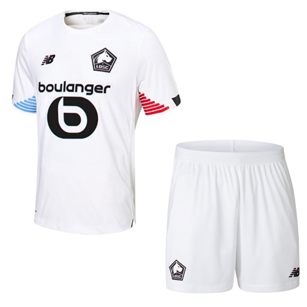 Camiseta Lille New Balance Replica Tercera Ropa Niños 2020/21 Blanco